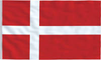 VidaXL Vlag Denemarken 90x150 cm