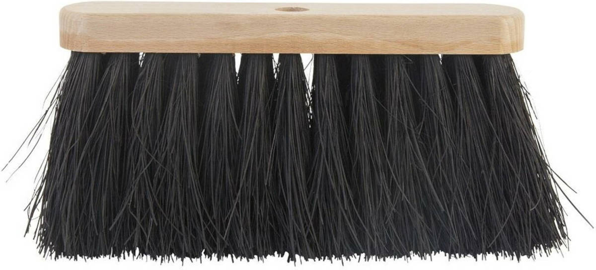 Betra Bezemkop - buitenbezem - zwart - FSC hout/natuurvezel - 30 cm - Bezem