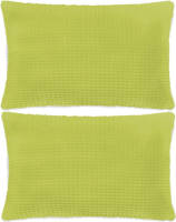 VidaXL Sierkussenset 40x60 cm velours groen 2-delig