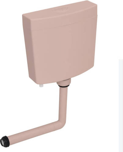 VidaXL Toiletstortbak met watertoevoer onderin 3/6 L zalmkleurig