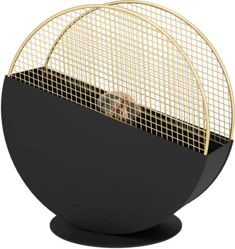 Eglo Mumbles Tafellamp - E27 - 28,5 cm - Zwart/Goud