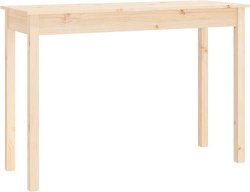 VidaXL Wandtafel 110x40x75 cm massief grenenhout