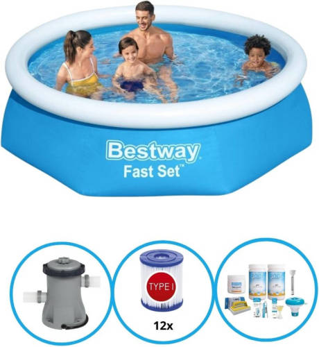 EXIT Toys Bestway Zwembad Fast Set 244x61 cm - Zwembad Bundel