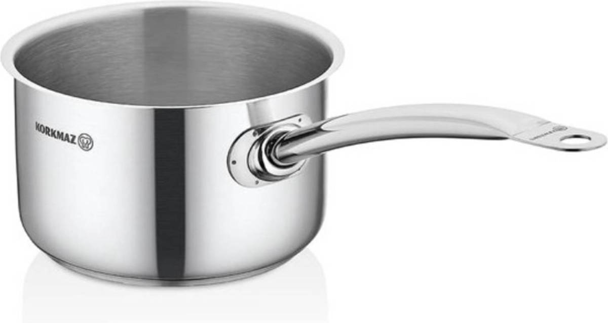 Korkmaz 2705 - Grote steelpan - 2.0 liter - 16x10 cm