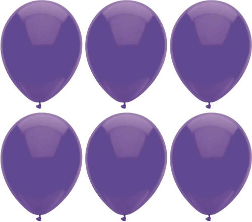 Haza Original Ballonnen verjaardag/thema feest - 300x stuks - paars - 29 cm - Ballonnen