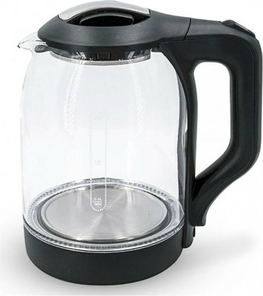 Waterkoker COMELEC 1,8 L 1500W Zwart Wit Roestvrij staal 1500 W 2200 W