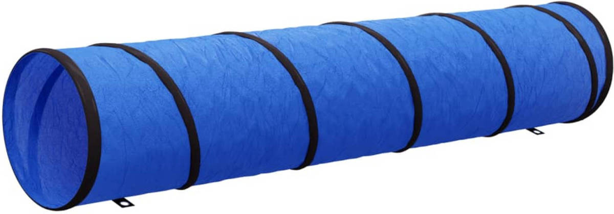 VidaXL Hondentunnel ?? 40 x 200 cm polyester blauw