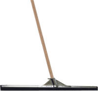 Betra Vloertrekker/douchetrekker voor water metaal/rubber 100 cm met houten steel 130 cm - Vloerwissers