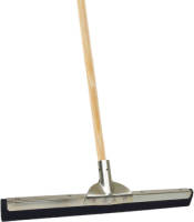 Betra Vloertrekker/douchetrekker voor water metaal/rubber 45 cm met houten steel 150 cm - Vloerwissers