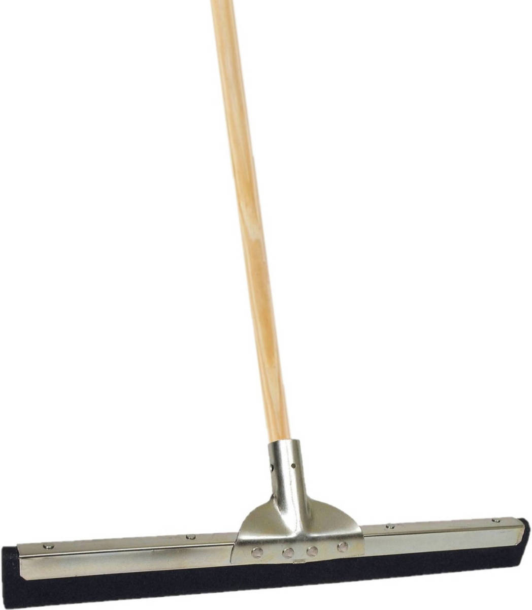 Betra Vloertrekker/douchetrekker voor water metaal/rubber 45 cm met houten steel 150 cm - Vloerwissers