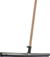 Betra Vloertrekker/douchetrekker voor water metaal/rubber 55 cm met houten steel 130 cm - Vloerwissers