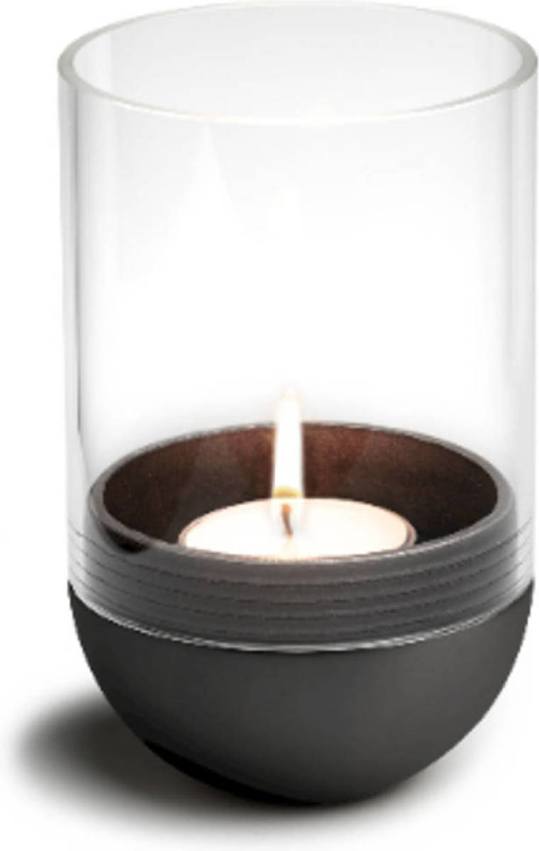 Höfats - Sfeerlantaarn, Zwart, Zink/Glas - Höfats Gravity Candle