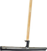 Betra Vloertrekker/douchetrekker voor water metaal/natuurrubber 35 cm met houten steel 150 cm - Vloerwissers