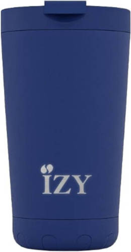 IZY - Thermosbeker 0.35L, RVS, Blauw - IZY Original Collection