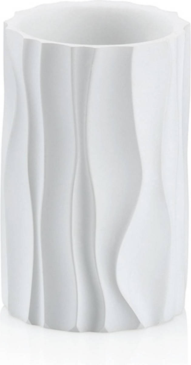 Kela - Badkamer Drinkbeker, Polyresin, Wit - Kela Merida