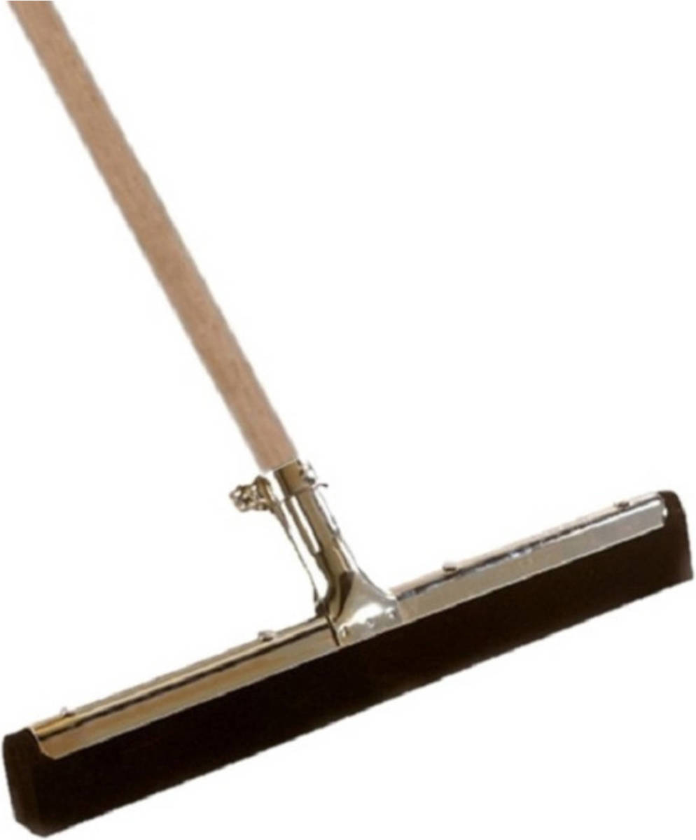 Talen Tools Vloer/douche trekker - rubber 35 cm - houten steel 130 cm - Vloerwissers