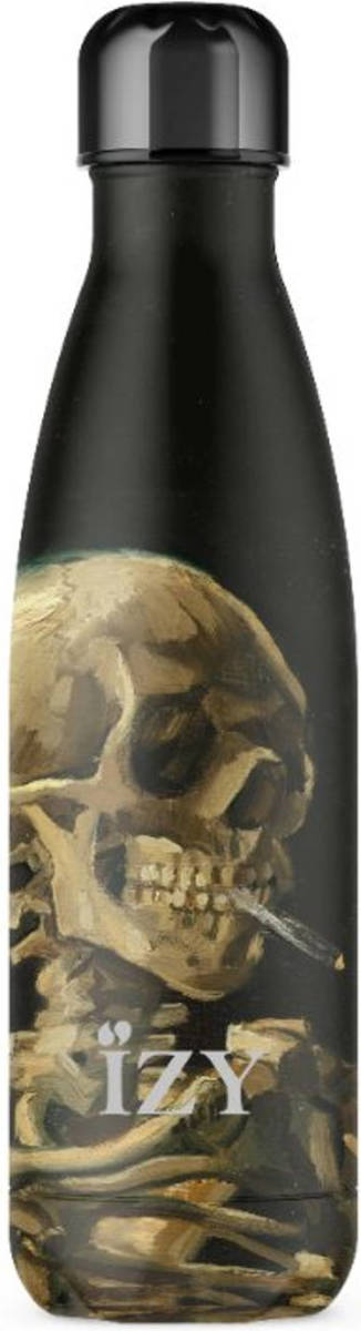 IZY - Thermosfles 0.5L, RVS, Kop van een Skelet van Gogh - IZY Art Collection