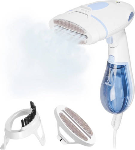 Lafe Kledingstomer / steamer met opklapbaar handvat en waterreservoir inclusief 2 opzetstukken