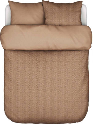 Marc O'Polo Dekbedovertrek Camo - Toffee Bruin - Lits-jumeaux 240x200/220 cm
