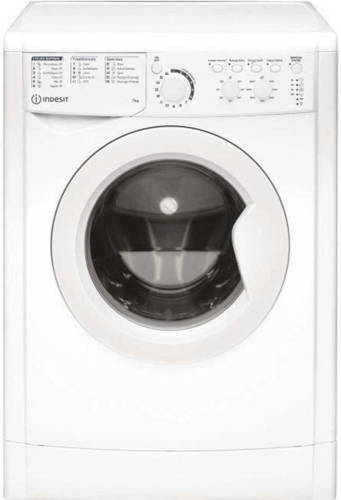 Indesit front wasmachine EWC71252WFRN - 7 kg - Klasse A +++ - 1200 tpm - Wit