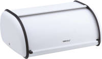 KINGHOFF 1752 - Broodtrommel - RVS - Wit - Retro - 36x24x15 cm