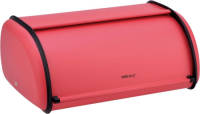 KINGHOFF 1753 - Broodtrommel - RVS - Rood - Retro - 36x24x15 cm