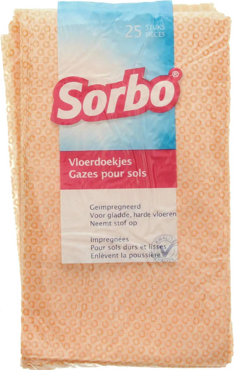 Sorbo Vloerdoekjes - alle harde vloeren - 24 x 40 cm - Vloerwissers