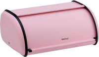 KINGHOFF 1756 - Broodtrommel - RVS - Roze - Retro - 36x24x15 cm