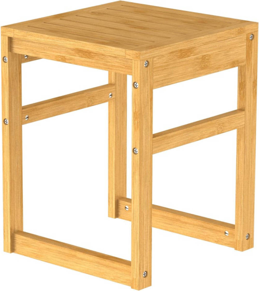 Eisl Badkamerkruk 35x35x45 cm bamboe