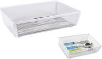 Bestekorganizer Confortime Metaal Wit (21,8 x 15,24 x 5,2 cm)