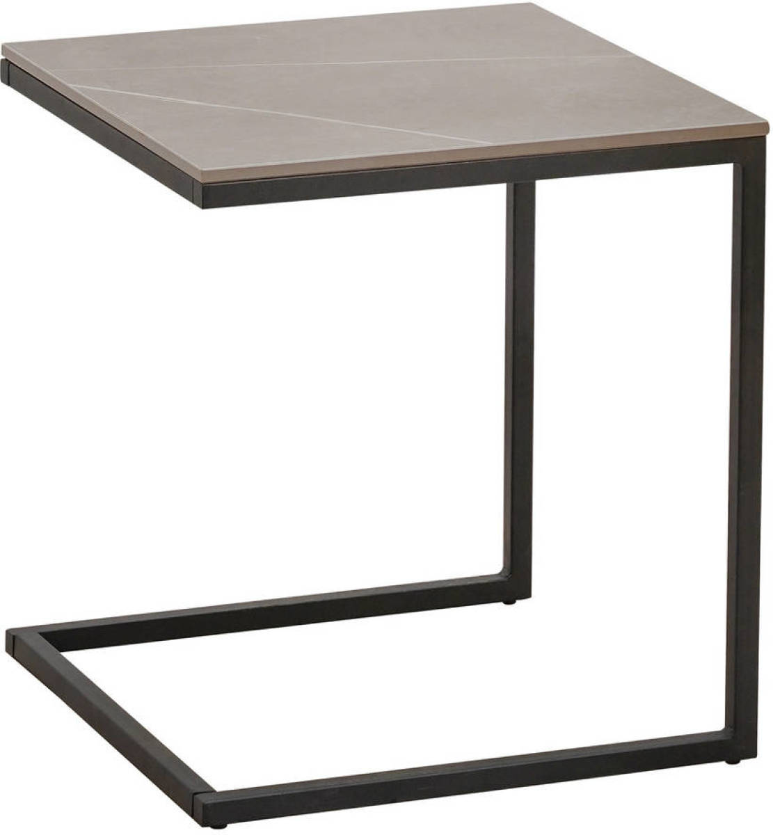 Dimehouse Laptoptafel Fien marmer grijs vierkant 45x45 cm