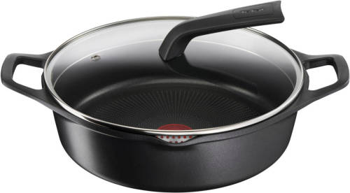 Kookpot met Deksel Tefal E2497244 Zwart Ø 28 cm