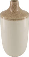 Dijk Natural Collections DKNC - Vaas Darwin - Keramiek - 18x36 cm - Beige
