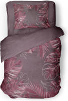 Linnick Dekbedovertrek Katoen Sky - roze 140x200/220cm