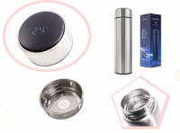 Ikonka Thermos mok smart LED 500ml zilver - thermosfles - isoleerkan