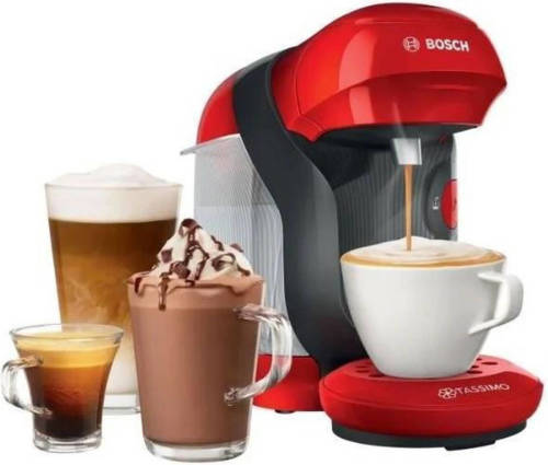 Multi -Boisson Machine Bosch - TAS1103 - Tassimo - Rood