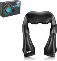 Sanbo Shiatsu Nekmassage Apparaat - Extra Lange Adapter 3 Meter - Warmtefunctie met Infrarood - Massage kussen