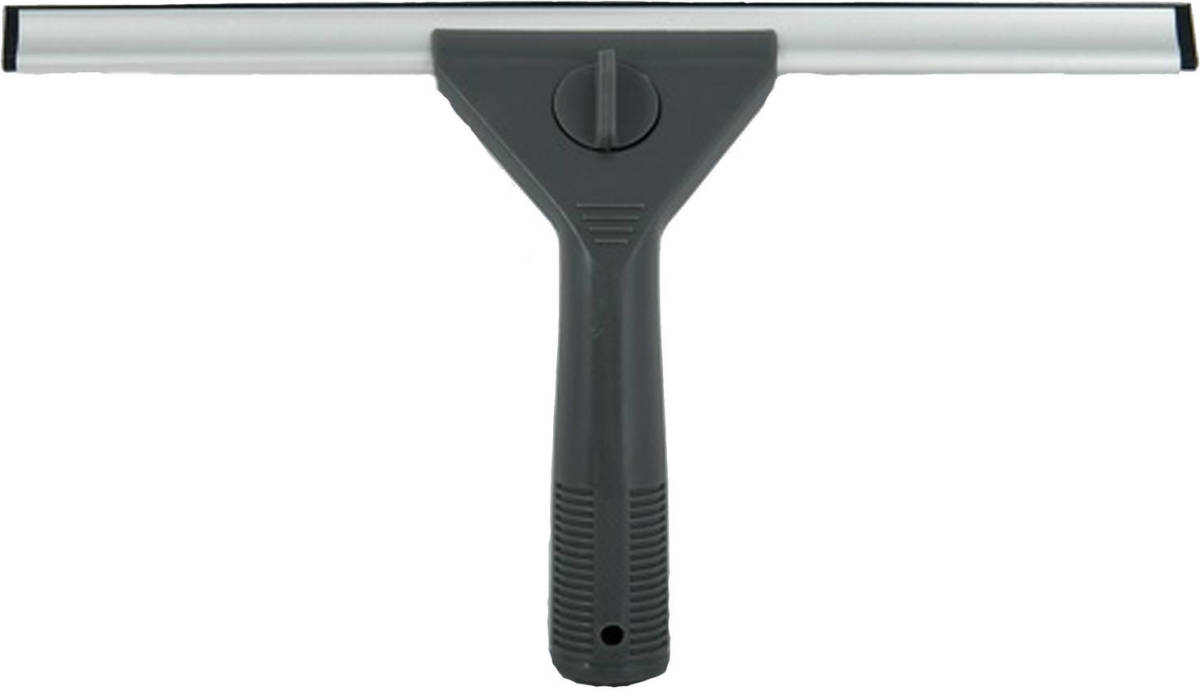 Spirella MSV Raamwisser/raamtrekker - kunststof handvat - donkergrijs - 30 cm breed - Raamwissers