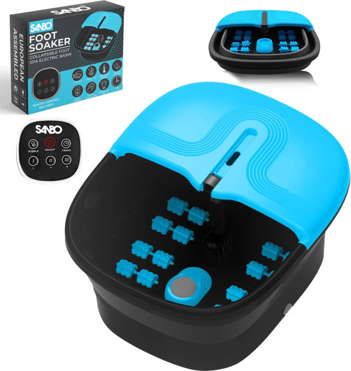 Sanbo Elektrisch Voetenbad - Voetmassage - Massage Apparaat