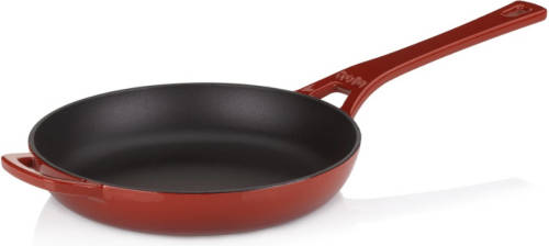 Koekenpan, Ø 28 cm, Gietijzer, Rood - Kela Calido