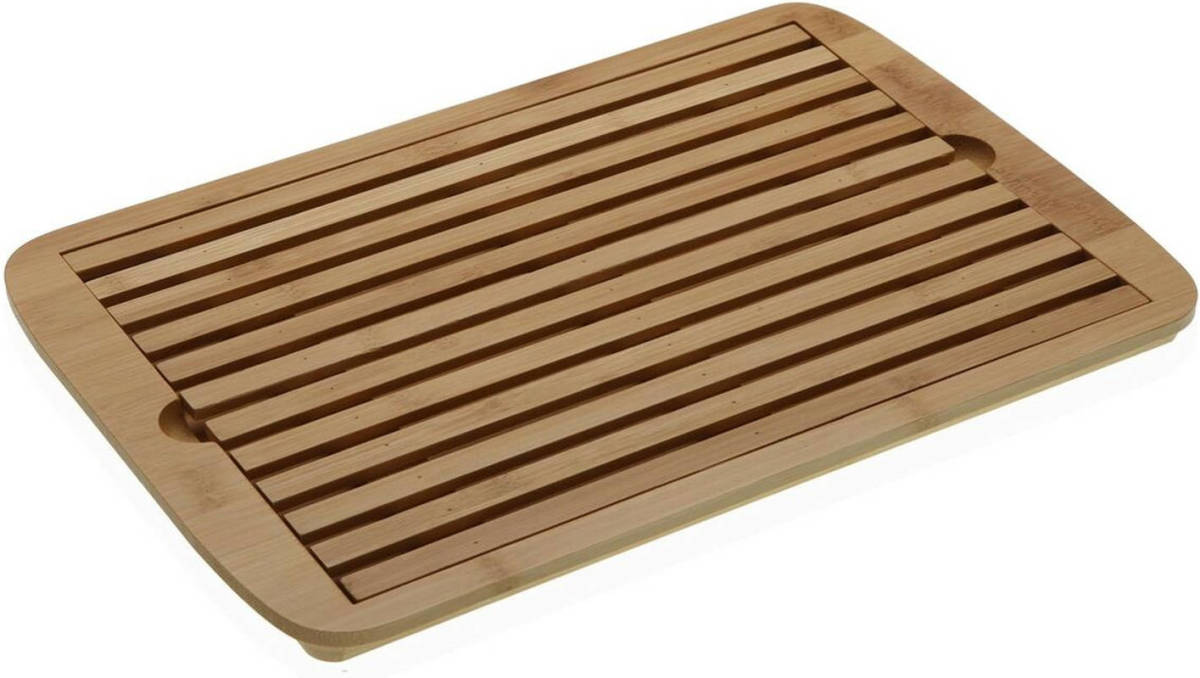 Snijplank Versa 24,5 x 1,7 x 37,5 cm Staal Bamboe