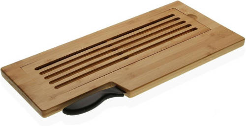 Snijplank Versa 23 x 2 x 50 cm Staal Bamboe