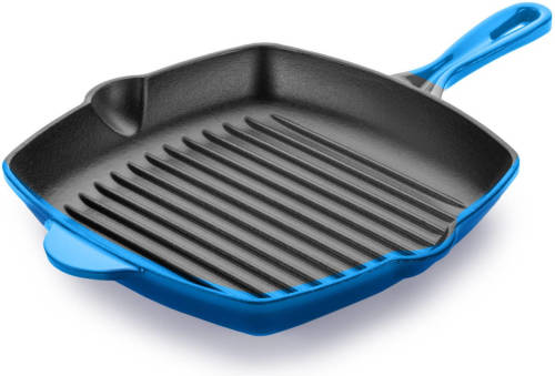 Rosmarino Gietijzeren Grillpan - Blauw - 27cm