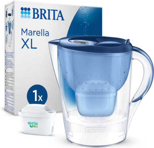 BRITA - Waterfilterkan - Marella XL - 3,5L - Blauw - incl. 1 MAXTRA PRO ALL-IN-1 filterpatroon