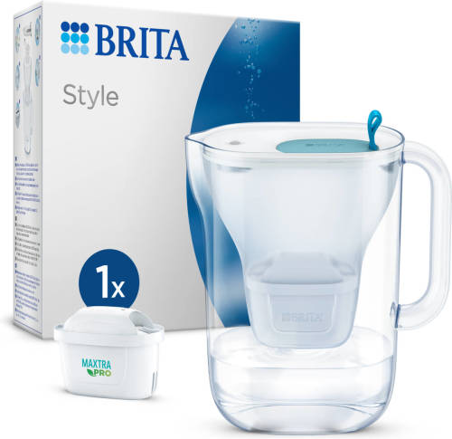 BRITA - Waterfilterkan - Style Cool - 2,4L - Blauw - incl. 1 MAXTRA PRO ALL-IN-1 filterpatroon