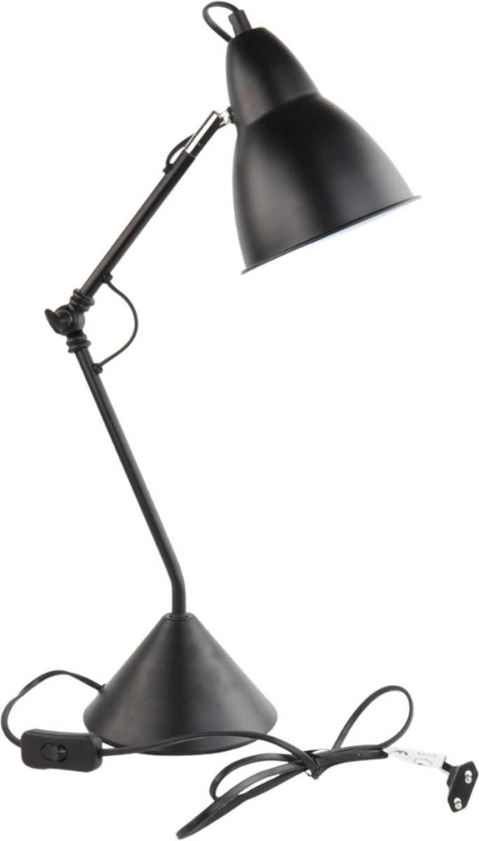 MISOU Bureaulamp - Zwart - Verstelbaar - Metaal - Retro - 25x15x62cm