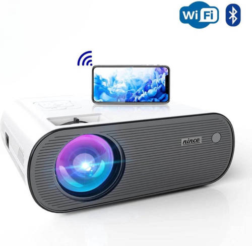 Nince Beamer C10 2021 Model - Input Full HD - 7000 Lumen - Streamen Vanaf Je Telefoon Met WiFi - Mini beamer