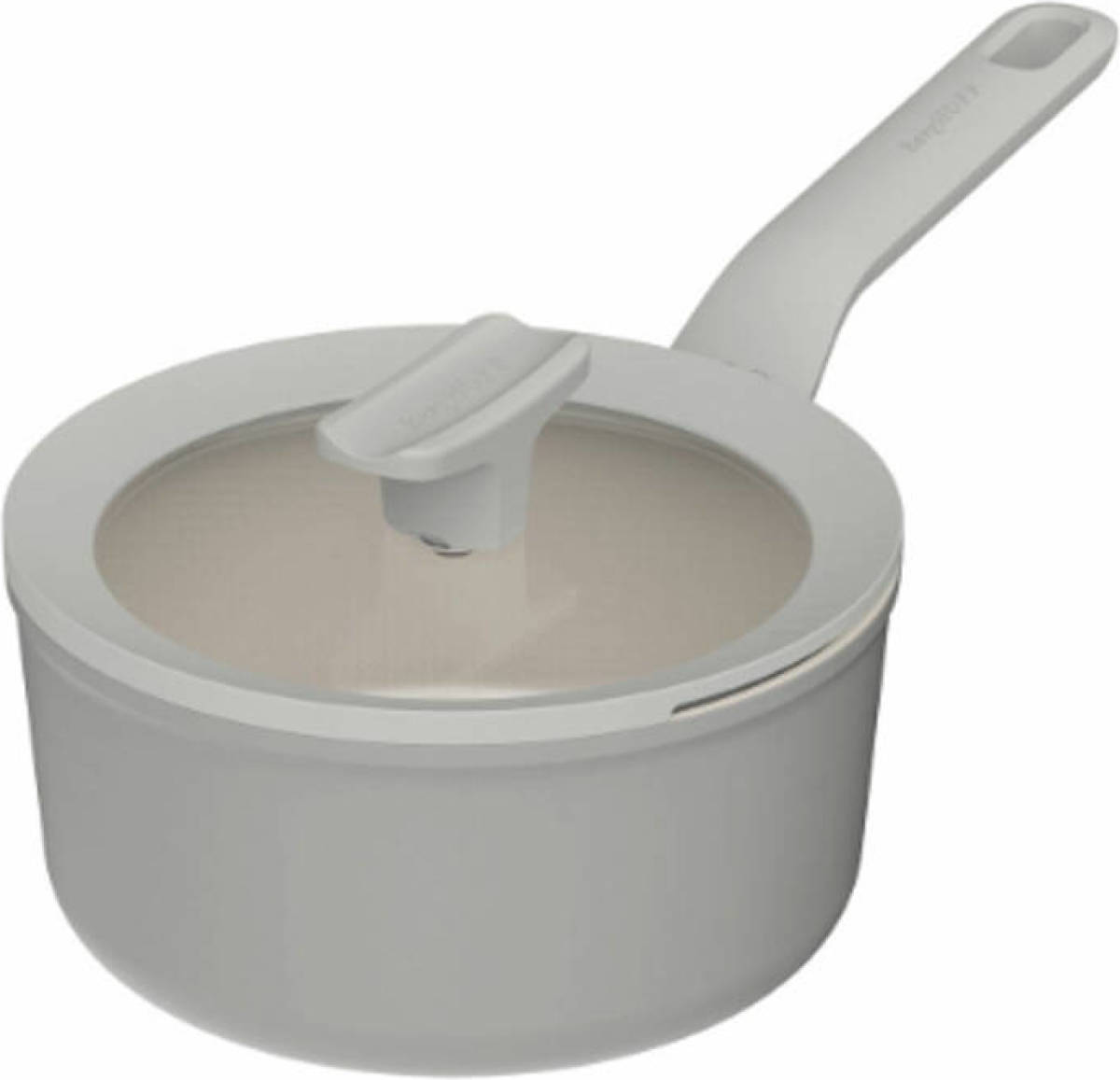 Berghoff - Balance Steelpan met Deksel, 18 cm, 2 L, Moonmist, Gerecycled Aluminium - Berghoff Leo Line