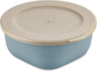 Koziol - Vershouddoos, Kom met Deksel, 0.7 L, Natuur Bloemen Blauw, Organic Bio-Circular - Koziol Connect Box