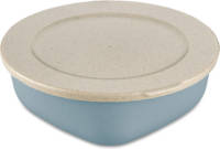 Koziol - Vershouddoos, Kom met Deksel, 1.3 L, Natuur Bloemen Blauw, Organic Bio-Circular - Koziol Connect Box